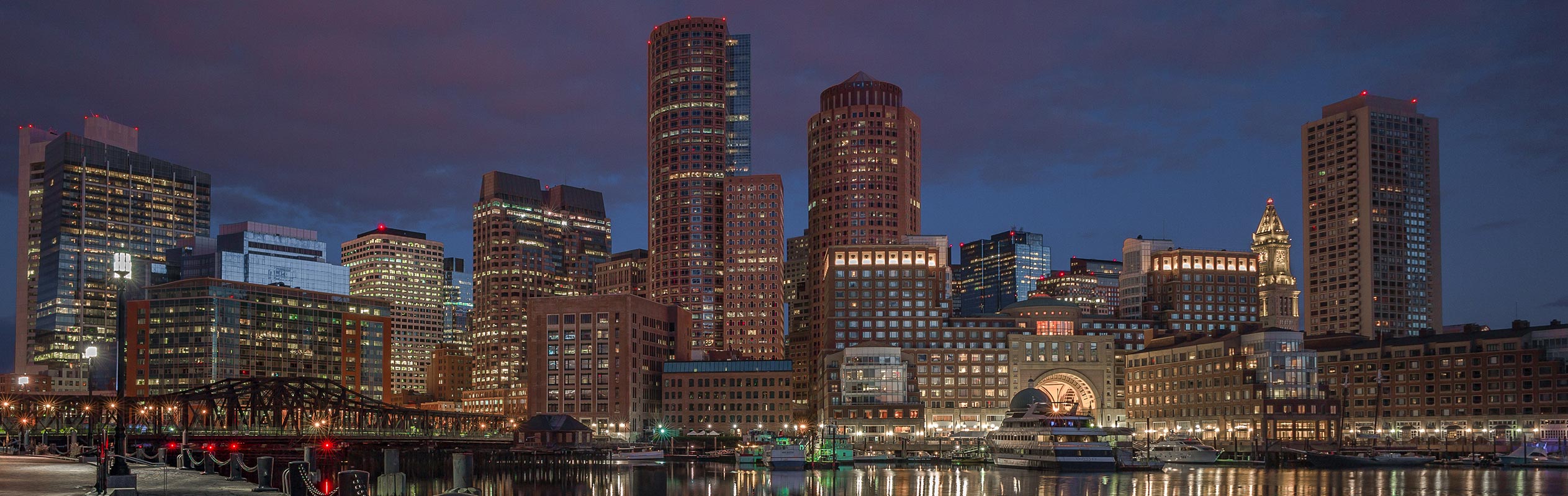 Boston Waterfront at Dawn